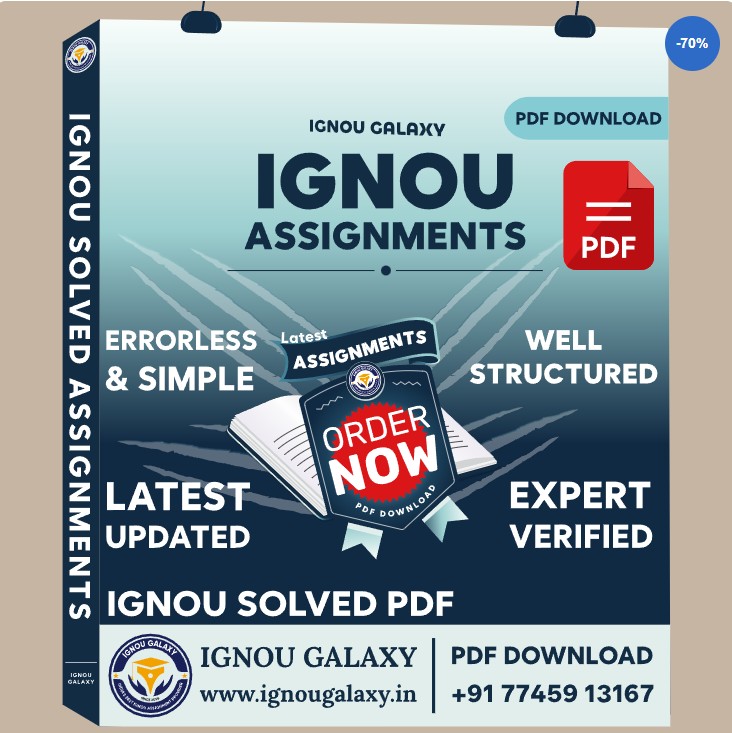 BEVAE 181 (BSCG/ BAG/BCOMG) IGNOU Solved Assignments 2025-26 (English) PDF Download – IGNOU Galaxy